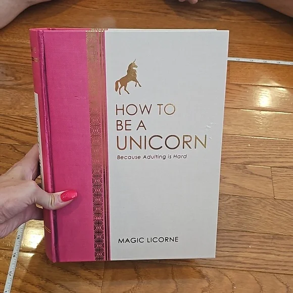 12"x9" empty book box " how to be a unicorn" - Picture 2 of 6